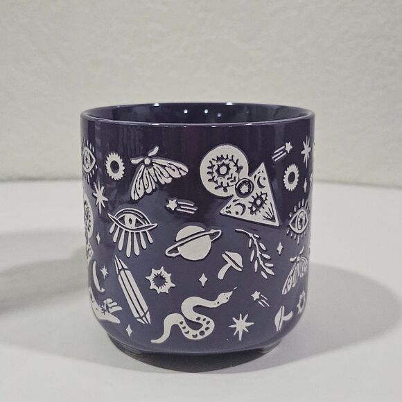 Evil Eye Spiritual Mystical Purple Snake Mushroom Planet Mug All Seeing Magical - Picture 3 of 6